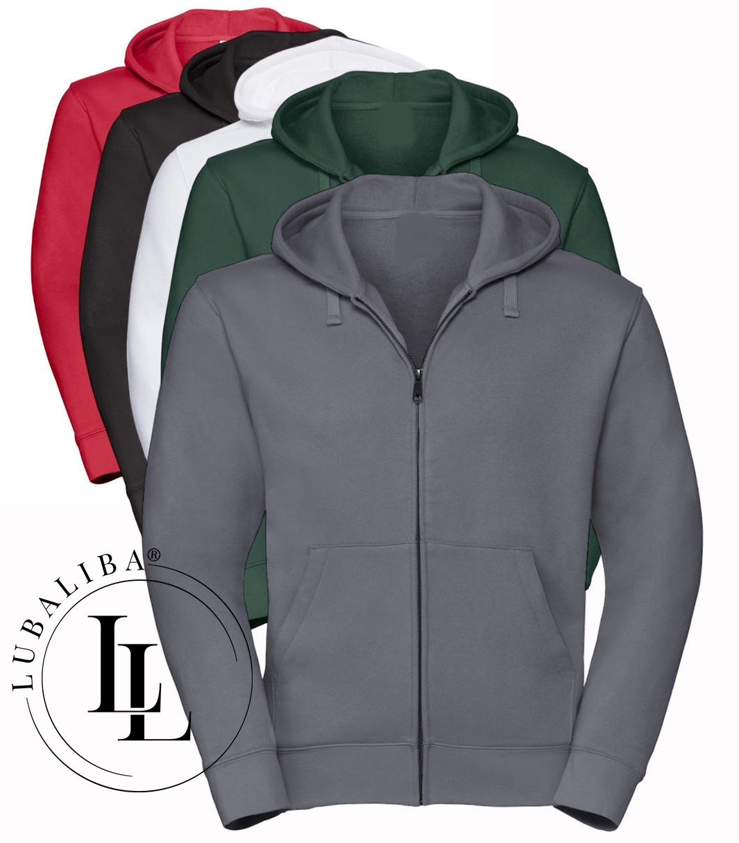 KAPUZEN-JACKE UNISEX SWEAT- JACKE in 5 Farben